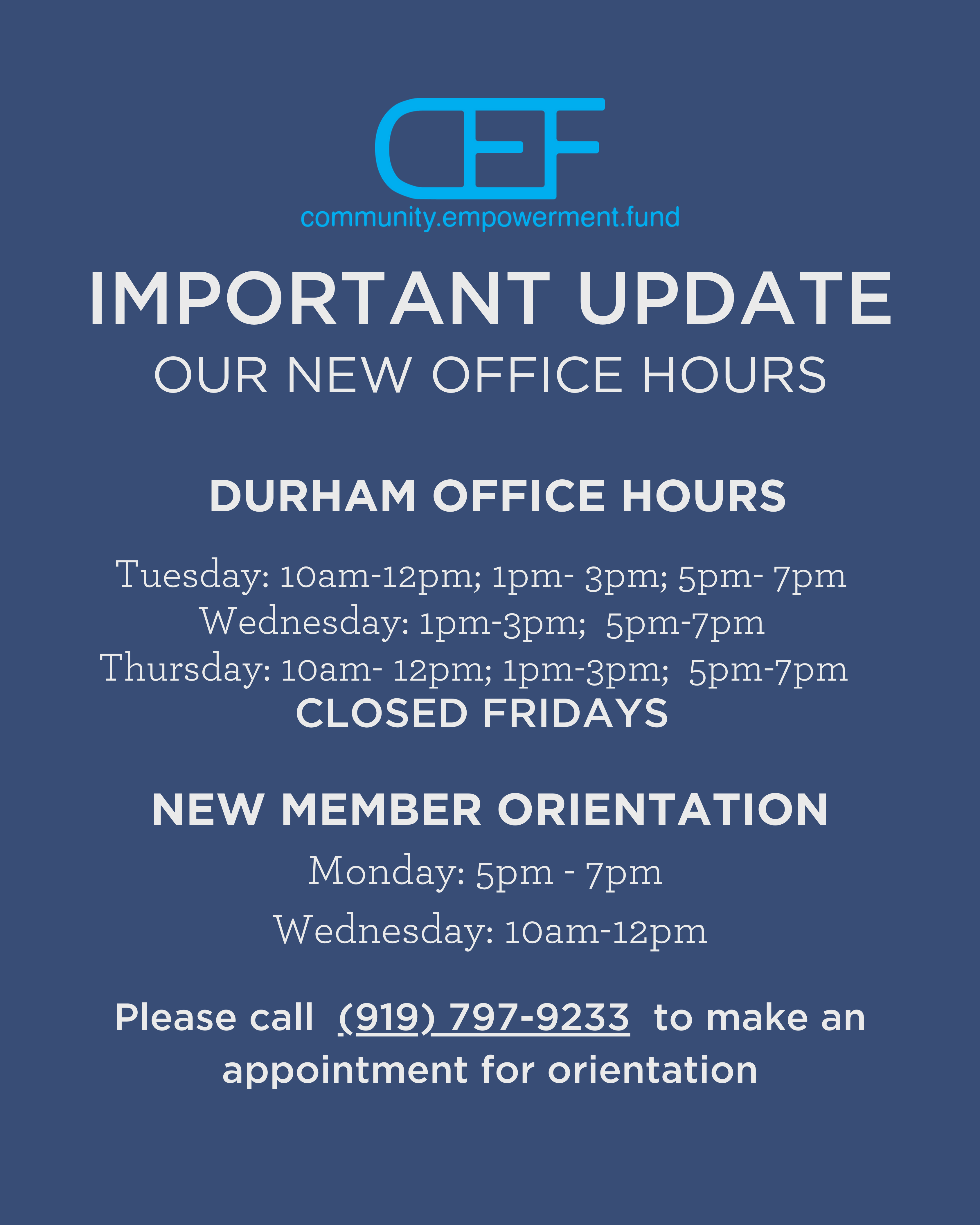 Durham Office Hours