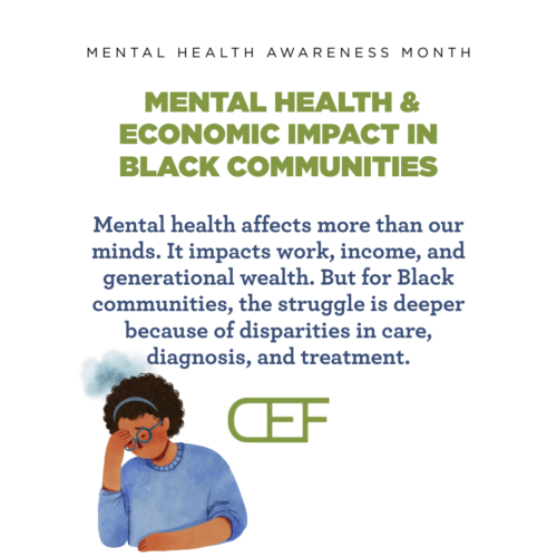 Mental Health Awareness Month: Mental Health & Economic Impact in Black Communities
