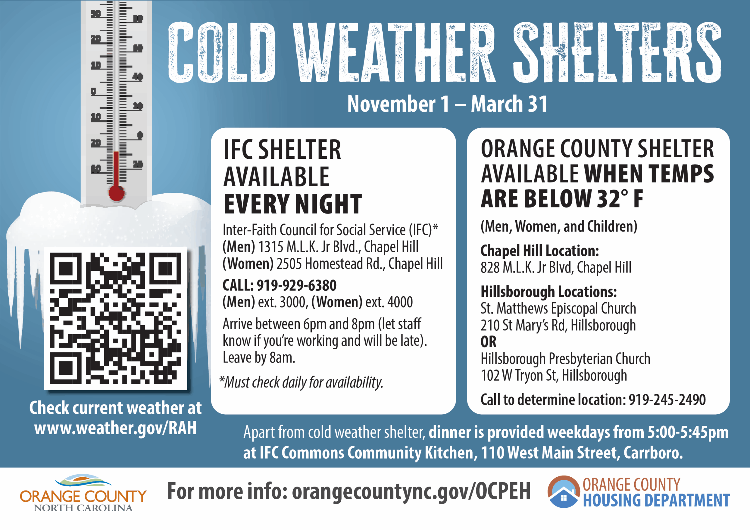 IFC Cold Weather Shelter